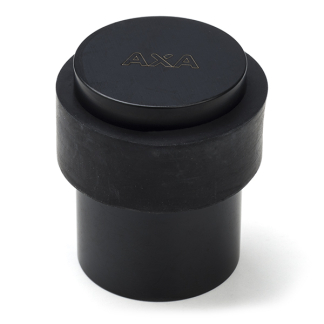 AXA Deurstopper | AXA | 35 x 40 mm (RVS, Rubber, Vloermontage, Mat zwart) 69000357E K010809818 - 