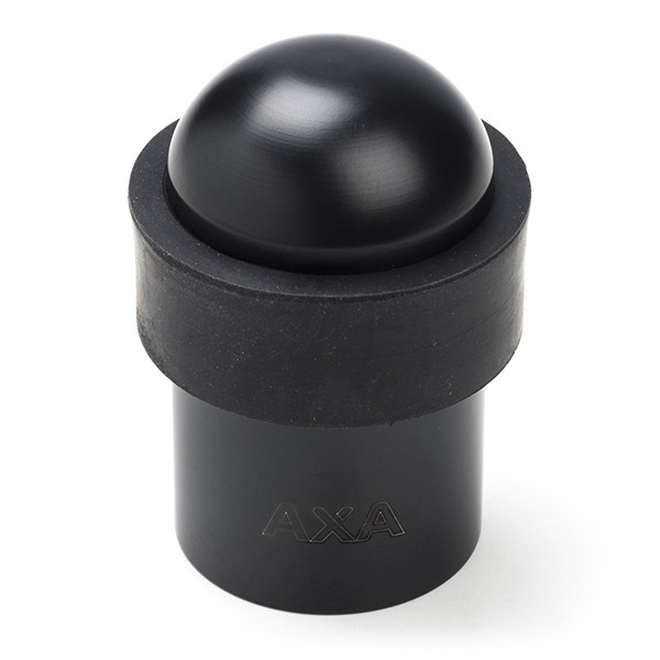AXA Deurstopper | AXA | 35 x 53 mm (RVS, Rubber, Vloermontage, Mat zwart) 69000457E K010809820 - 1