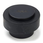 Deurstopper | AXA | 48 x 30 mm (RVS, Rubber, Vloermontage, Mat zwart)