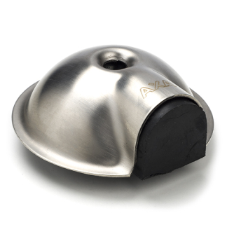 AXA Deurstopper | AXA |  65 x 23 mm (RVS, Rubber, Vloermontage) 69000781E K010809825