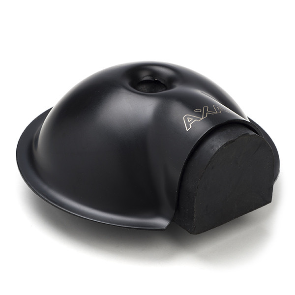 AXA Deurstopper | AXA | 65 x 23 mm (RVS, Rubber, Vloermontage, Mat zwart) 69000757E K010809826 - 1