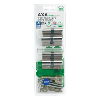 AXA Dubbele cilinder | AXA | 30/30 mm (4 stuks, SKG***) 72610008BL4 K010811585 - 2