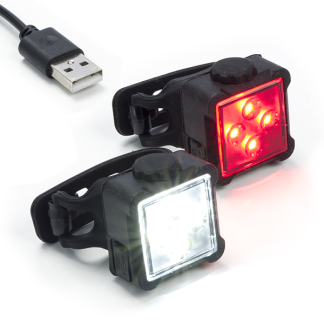 AXA Fietsverlichtingset | AXA | Niteline 44-R (LED, USB, Oplaadbaar, 450 meter) RV1101 K170404439 - 1