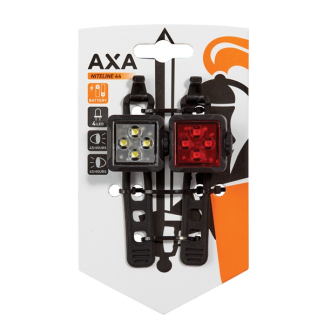 AXA Fietsverlichtingset | AXA | Niteline 44 (LED, Batterijen, 4 standen) RV1099 K170404454 - 