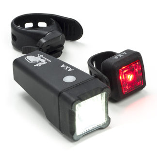 AXA Fietsverlichtingset | AXA | Niteline T1 (LED, Batterijen, 4 standen) RV1100 K170404458