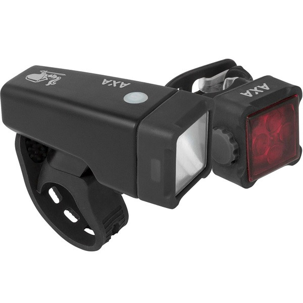 AXA Fietsverlichtingset | AXA | Niteline T4-R (LED, USB, Oplaadbaar, 2000 meter) 90900595KC RV1102 K170404450 - 2