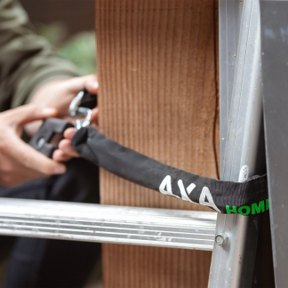 AXA Kettingslot en muuranker | AXA | 105 cm  (Geschikt voor Fiets, Brommer, Scooter en Motor)  K170404179 - 