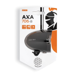 AXA Koplamp fiets | AXA | 706 (LED, Batterijen, Retro, Dark chroom) RV1023 K170404466 - 