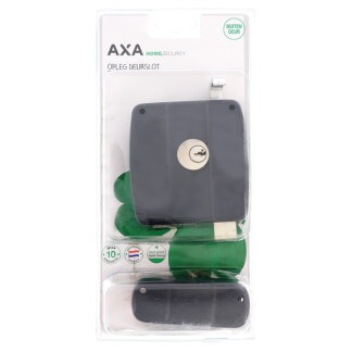 AXA Oplegslot | AXA (DIN links, Antraciet) 74905149BL K010808375 - 