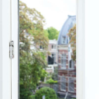 AXA Oyster (SKG**, Rechts naar buiten draaiende ramen, Kindveilig, RVS) 33551581L K010808379 - 3