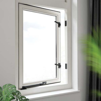 AXA Raamsluiting | AXA (Links draaiende ramen, Ventilatiestand, Zwart) 33024138E K010808412 - 4