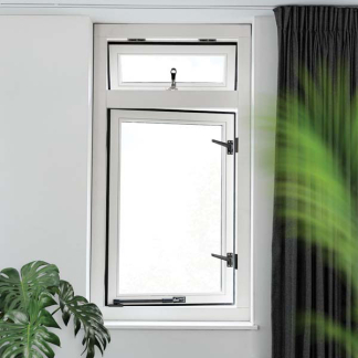 AXA Raamsluiting | AXA (Links draaiende ramen, Ventilatiestand, Zwart) 33024138E K010808412 - 5