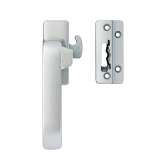 AXA Raamsluiting | AXA (Links naar buiten draaiende ramen, Blinde bevestiging, Ventilatiestand, Zilver) 33276191E K010808418 - 2