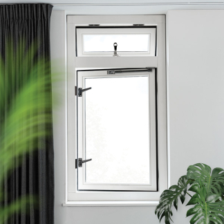 AXA Raamsluiting | AXA (Rechts draaiende ramen, Ventilatiestand, Zwart) 33023138E K010808413 - 4