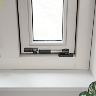 AXA Raamuitzetter | AXA | Tot 20 centimeter (Telescopisch, Buiten draaiende ramen, Geborsteld RVS) 28150081E K010808444 - 3