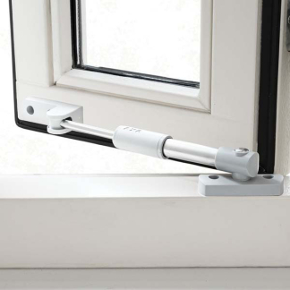 AXA Raamuitzetter | AXA | Tot 20 centimeter (Telescopisch, Buiten draaiende ramen, Zilver) 28150061E K010808442 - 5