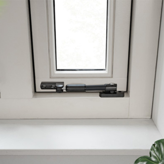 AXA Raamuitzetter | AXA | Tot 20 centimeter (Telescopisch, Buiten draaiende ramen, Zwart) 28150056E K010808443 - 3