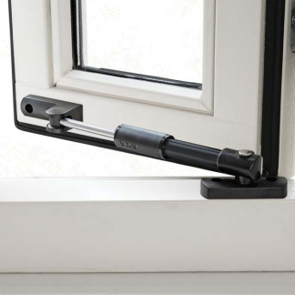AXA Raamuitzetter | AXA | Tot 20 centimeter (Telescopisch, Buiten draaiende ramen, Zwart) 28150056E K010808443 - 4