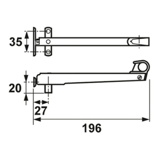 AXA Raamuitzetter | AXA | Tot 26 centimeter (Combi, Wegdraaibaar, Klep- en uitzetramen) 2480-39-81/E K010809938 - 4