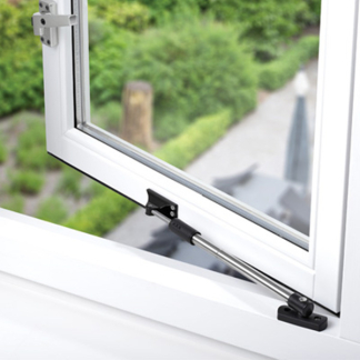 AXA Raamuitzetter | AXA | Tot 35 centimeter (Telescopisch, Buiten draaiende ramen, Geborsteld RVS) 28350081E K010808456 - 4