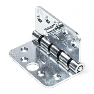 AXA Scharnier | AXA | 102 x 89 mm (Smart EasyFix, SKG***, Buiten draaiend, Afgerond, Staal) 16871023VE K010808505 - 1