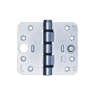 AXA Scharnier | AXA | 102 x 89 mm (Smart EasyFix, SKG***, Buiten draaiend, Afgerond, Staal) 16871023VE K010808505 - 2