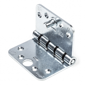 AXA Scharnier | AXA | 125 x 89 mm (Smart EasyFix, SKG***, Buiten draaiend, Afgerond, Staal) 16871223VE K010808506 - 1