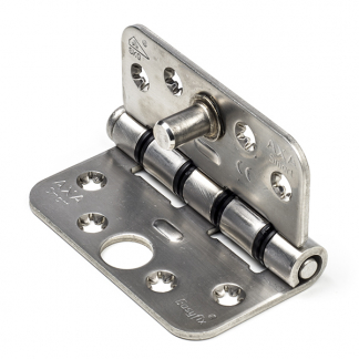 AXA Scharnier | AXA | 89 x 89 mm (Smart EasyFix, SKG***, Buiten draaiend, Afgerond, RVS) 16870981VE K010808510