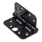 Scharnier | AXA | Smart EasyFix | 89 x 89 mm (SKG***, Buiten draaiend, Afgerond, Zwart staal)