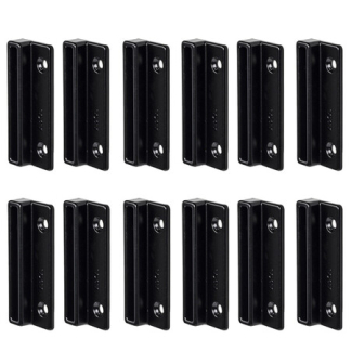 Sluitkom | AXA | 12 stuks (Buiten draaiende ramen, Geschikt voor raamhendel type 3302 en 3308, Zwart)