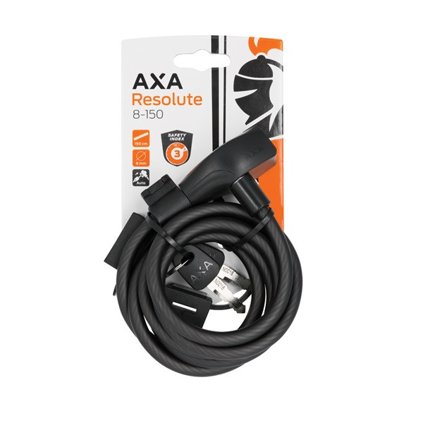 AXA Spiraalslot | AXA | 150 cm (Ø 8 mm, Basic Safety) 59430595KC K170404415 - 5