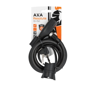 AXA Spiraalslot | AXA | 150 cm (10 mm, Zwart) RS3584 K170404423 - 