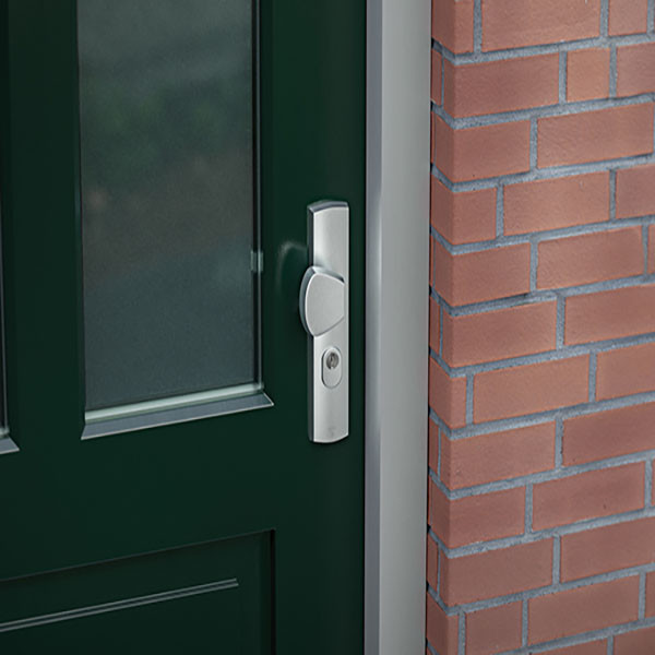 AXA Veiligheidsbeslag + Veiligheidsslot | AXA | 55 mm (Knop, Kerntrekbeveiliging, Afgerond)  K010808555 - 3