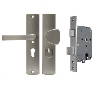 AXA Veiligheidsbeslag + Veiligheidsslot | AXA | 55 mm (Knop, Kerntrekbeveiliging)  K010808562 - 1