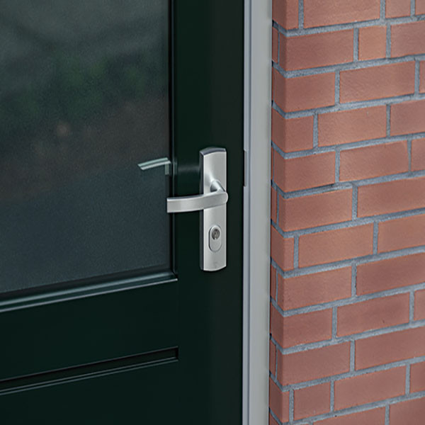 AXA Veiligheidsbeslag + Veiligheidsslot | AXA | 55 mm (Kruk, Kerntrekbeveiliging, Kort schild, Afgerond)  K010808583 - 4