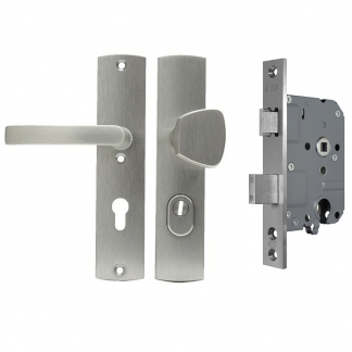 AXA Veiligheidsbeslag + Veiligheidsslot | AXA | 72 mm (Knop, Kerntrekbeveiliging)  K010808564 - 1