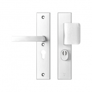 AXA Veiligheidsbeslag met duwer | AXA | Edge Plus | 55 mm  (Kerntrekbeveiliging, Aluminium) 6667351155K K010809403