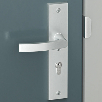 AXA Veiligheidsbeslag met duwer | AXA | Edge Plus | 55 mm  (Kerntrekbeveiliging, Aluminium) 6667351155K K010809403 - 3