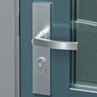 AXA Veiligheidsbeslag met duwer | AXA | Edge Plus | 55 mm  (Kerntrekbeveiliging, Aluminium) 6667351155K K010809403 - 4