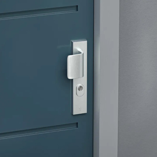 AXA Veiligheidsbeslag met duwer | AXA | Edge Plus | 55 mm  (Kerntrekbeveiliging, Aluminium) 6667351155K K010809403 - 5