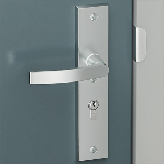 AXA Veiligheidsbeslag met duwer | AXA | Edge Plus | 55 mm  (Kerntrekbeveiliging, Aluminium) 6667359155K K010809400 - 3