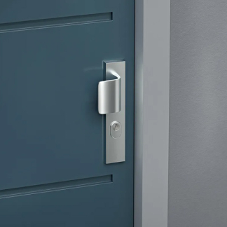 AXA Veiligheidsbeslag met duwer | AXA | Edge Plus | 55 mm  (Kerntrekbeveiliging, Aluminium) 6667359155K K010809400 - 4