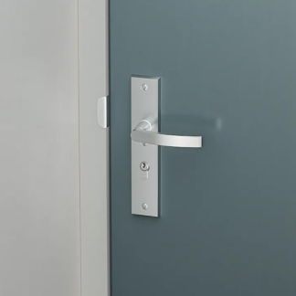 AXA Veiligheidsbeslag met duwer | AXA | Edge Plus | 55 mm  (Kerntrekbeveiliging, Aluminium) 6667359155K K010809400 - 5