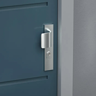 AXA Veiligheidsbeslag met duwer | AXA | Edge Plus | 72 mm  (Kerntrekbeveiliging, Aluminium) 6667359172K K010809401 - 4