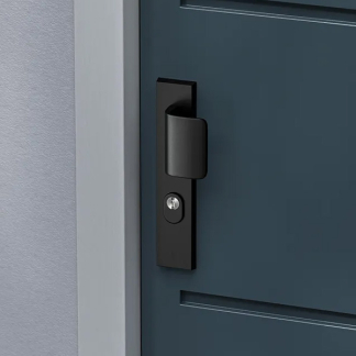AXA Veiligheidsbeslag met duwer | AXA | Edge Plus | 72 mm  (Kerntrekbeveiliging, Aluminium, Zwart) 6667351872K K010809407 - 4