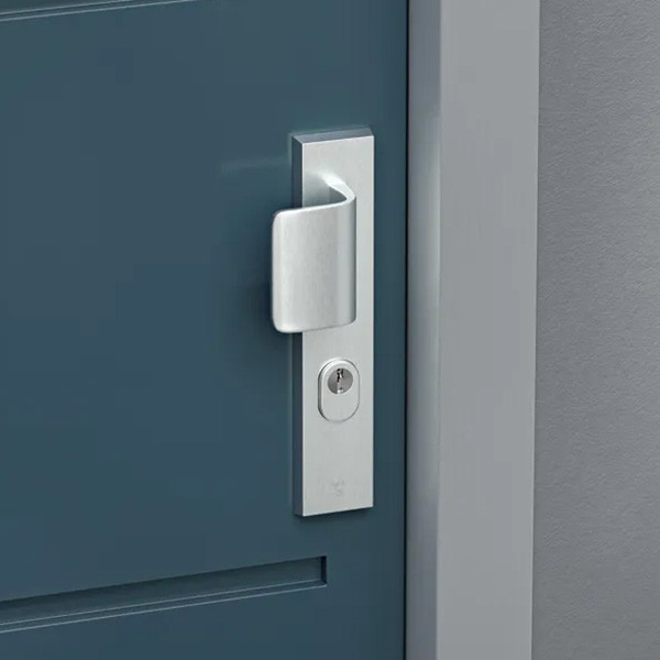 AXA Veiligheidsbeslag met duwer | AXA | Edge Plus | 92 mm  (Kerntrekbeveiliging, Aluminium) 6667351192K K010809405 - 5