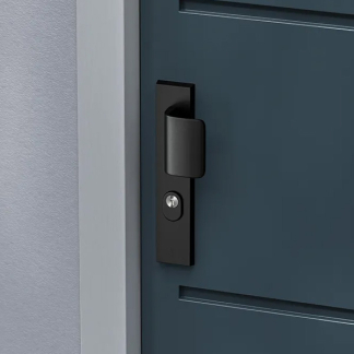 AXA Veiligheidsbeslag met duwer | AXA | Edge Plus | 92 mm  (Kerntrekbeveiliging, Aluminium, Zwart) 6667351892K K010809408 - 4