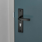 AXA Veiligheidsbeslag met duwer | AXA | Edge Plus | 92 mm  (Kerntrekbeveiliging, Aluminium, Zwart) 6667351892K K010809408 - 5