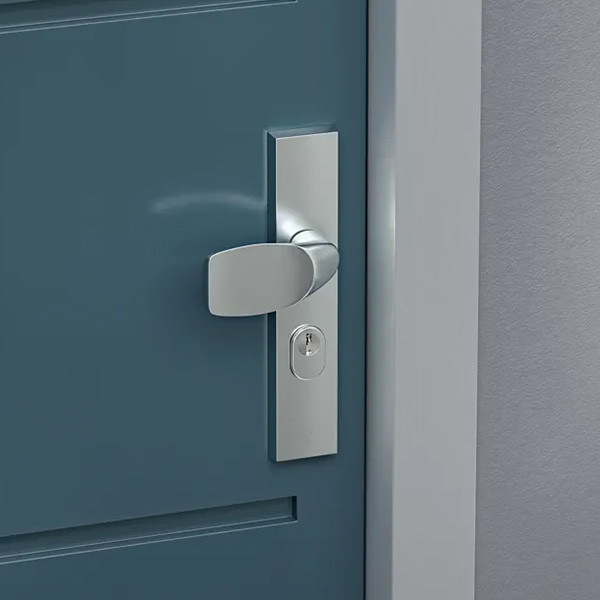 AXA Veiligheidsbeslag met knop | AXA | Edge Plus | 55 mm  (Kerntrekbeveiliging, Aluminium) 6667399155K K010809409 - 4