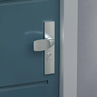 AXA Veiligheidsbeslag met knop | AXA | Edge Plus | 55 mm  (Kerntrekbeveiliging, Aluminium) 6667399155K K010809409 - 4